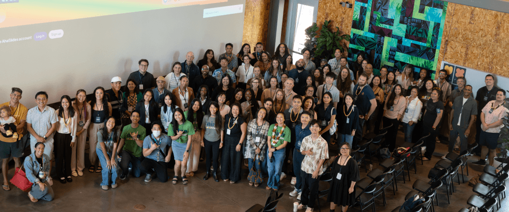 The UXHI community gathered at a past event